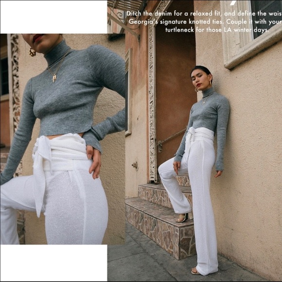 The Line by K Pants - The Line by K Georgia pants in BLACK size S